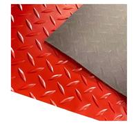Rollo de tapete grueso de PVC acolchado para suelo, antideslizante, impermeable, textura de diamante, hoja cortada a medida para escritorio de pie, garaje, taller, cocina, lavandería
