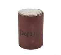 Rollo de tela de esmeril de 5 m x 100 mm, papel de lija de grano 80-600 para herramientas de molienda, tallado de madera y acabado de metal, rollo de papel abrasivo suave y flexible (120#)