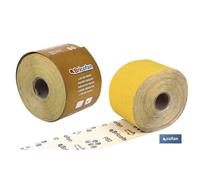 Rollo lija de papel 100 x 25 m. g.80