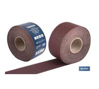 Rollo lija tela universal 100 x 25 m. g.120