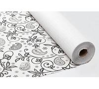 Rollo Mantel de Papel Decorado 1,2x100 m | Gramaje 37 g/m² | Desechable, práctico y Decorativo | para hostelería, Celebraciones y Eventos Especiales | Decorado Cachemir