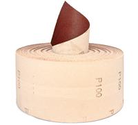Rollo papel resinado abrasivo velcro 115mmx25m grano 120 Fervi RSR115/050/120