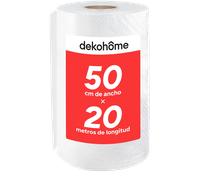 Rollo Plastico Burbujas Embalaje, 50cm Ancho (A) y 20m Longitud (L). Papel burbuja ideal para Mudanzas, Embalajes y Envíos