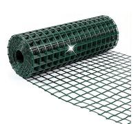 Rollos de malla de alambre recubierta de PVC Luz de malla: 6x6cm Malla gallinera para aves de corral Cerramiento para conejos y animales(2.3mm,1.5x30m)