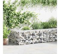 Rollos de Malla metálica de Acero Inoxidable, Tamaños múltiples de Acero galvanizados la Plata Cesta Gabion Malla Alambre for el Muro contención del jardín(100 x 50 x 50 cm (L x W x H))
