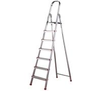 ROLSER Escalera de Aluminio Doméstica Plus de 7 Peldaños DOP005 EN131