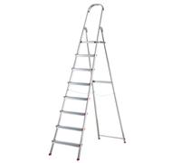 ROLSER Escalera Domestica Plus de Aluminio con 8 Peldaños DOP006 EN131