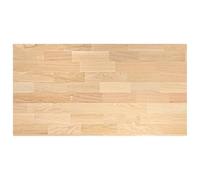 ROMHZKS Encimera de cocina de madera maciza de roble, rectangular, 120 x 63,5 x 2,7 cm, superficie de trabajo estable para cocina, garaje, escritorio, lavabo