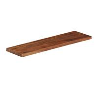 ROMHZKS Tablero de madera maciza recuperado, rectangular, 100 x 20 x 3,8 cm, para mesa de bar, mesa auxiliar o proyectos de muebles, mesa robusta y duradera, de madera reciclada densa, fácil de