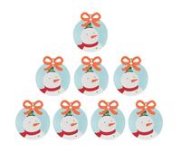 ROMISBABA 40 Tarjetas Navideñas de Papel con Cuerda para Felicitaciones Divertidas y DIY Niñas en Época de Navidad