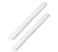 ROMISBABA Guías de Cajones Autoadhesivas de Color Blanco para Muebles, Rieles Deslizantes de Hips Fácil Instalación y Funcionamiento Suave, 1 Par para Cajones y Gabinetes