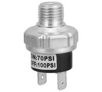 ROMISBABA Interruptor de Presión para Compresor de Aire Pequeño y Portátil Detección de Alta Precisión, Material Metálico y Tpfe, Adecuado para Agua y Gasóleo en Espacios Reducidos