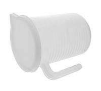 ROMISBABA Jarra Medidora de Plástico Blanco Adecuado para Cocina y Repostería Ligera y Reutilizable con Tapa de 1000ml