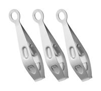 ROMISBABA Pinzas de Acero Inoxidable Paquete de 3 Piezas para Extracción Rápida de Pelo y Espinas de Pescado Herramienta para Cocina y Preparación de Aves