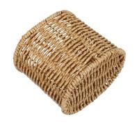 ROMISBABA Soporte para Palillos de Cocina, Organizador de Vajilla Asiática, Ovalado, Marrón, Plástico y Hierro, Estilo Mimbre, Fácil Limpieza, para Mesa de Comedor y Restaurante