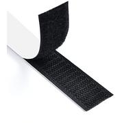 Romon Belcro Adhesivo Doble Cara, 10M Fuerte Hook y Loop Auto Adhesivo, 16mm Ancho Reutilizable Nylon Cinta para Oficina, Mosquiteras, Doméstica, Bricolaje
