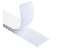 Romon Belcro Adhesivo Doble Cara, 8M Belcro Adhesivo Fuerte Hook y Loop Auto Adhesivo,16mm Ancho Reutilizable Nylon Cinta Doble Cara para Oficina, Mosquiteras,Doméstica, Bricolaje