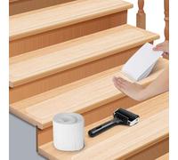 Romon Cinta Antideslizante Escaleras, 15 Piezas Antideslizante Alfombra(60x10cm), Alfombrilla Autoadhesiva Antideslizante para Escaleras para Ancianos, Niños Y Mascotas, Transparente