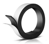 Romon Cinta Magnética Autoadhesiva, Rollo De Cinta Imantada Adhesiva (1 Metro), Tiras Magnéticas Extra Gruesas y Anchas con Fuerte Respaldo Autoadhesivo, Fácil De Cortar y Pegar a Superficies Planas