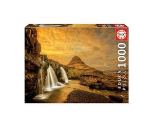 Rompecabezas de 1000 piezas: La cascada de Kirkjufellsfoss