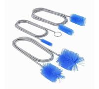 Ronyme 3 Piezas Cepillo Limpiador de Desagüe Cepillo para Tuberías Cepillo de Fregadero Cepillo Flexible con Cerdas y Varilla Flexible Adecuado para Mantenimiento del Hogar Fregaderos