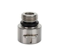 Ronyme Adaptador para Limpieza de Desagües con Acople Conector y Empalme para Conexión de s Construcción Robusta de Acero, Adaptador De Rosca Externa 1/4 A Base Hembra Para Greenworks