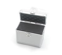 Ronyme Caja de Herramientas de Aluminio Ligera Maletín Estuche y Organizador con Espuma de Impacto Ajustable Carcasa de Aleación Duradera Apertura y Cierre, X-002