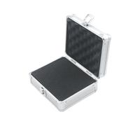 Ronyme Caja de Herramientas de Aluminio Ligera Maletín Estuche y Organizador con Espuma de Impacto Ajustable Carcasa de Aleación Duradera Apertura y Cierre, A-001