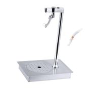 Ronyme Enjuagador de vasos Limpiador de tazas Práctico Fácil de limpiar Funcional rendimiento Resistente al desgaste Durabilidad Lavador de tazas, 37cm X 11.5cm