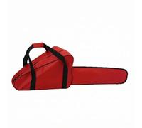 Ronyme Funda para Motosierra Bolsa Protector Estuche Maletín Portátil con Cuerpo Alargado Aerodinámico Oxford Adecuada para Trabajo de Uso en Patio Garaje y Trastero, Rojo, 18-20 Pulgadas
