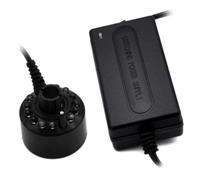 Ronyme Humidificador de Escritorio Nebulizador Difusor Vaporizador con Anillo de 12 LED y Alimentación 24V 1A Material Plástico Adecuado para Mesa Estanques