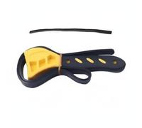 Ronyme Llave Ajustable Llave Correa Llave de Correa Llave de Banda Herramienta Manual con Superficie de Alto Agarre sin Rayar y Mango Ergonómico Adecuada, 8 Pulgadas, 3075A 8 Pulgadas Amarillo