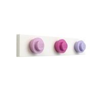 Room Copenhagen Perchero de pared LEGO Wall Hanger Rack - Rosa claro, Rosa oscuro, Morado claro