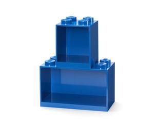 Room Copenhagen Conjunto de estantes Tipo Bloques Lego, 2 Unidades, Azul