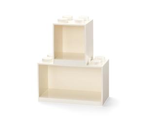 Room Copenhagen Conjunto de estantes Tipo Bloques Lego, 2 Unidades, Blanco, One Size (41171735)