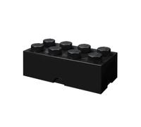 Room Copenhagen Ladrillo de almacenamiento de 8 espigas de LEGO, caja de almacenaje apilable, 12 l, Negro (40040633)
