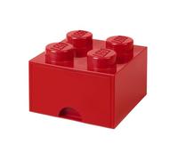 Room Copenhagen Cajón LEGO Brick Drawer 4 Rojo