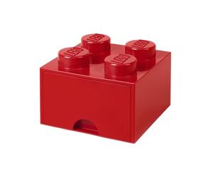Room Copenhagen-LEGO Ladrillo 4 pomos, 1 cajón, caja de almacenaje apilable, 4,7 l 40051730