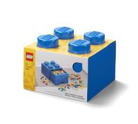 LEGO Caja de almacenaje Brick Drawer 4 – 1 cajón, 4 espigas, 4,7 l – Azul