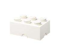 Room Copenhagen Ladrillo de almacenamiento LEGO 6 Rojo (blanco)