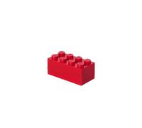 Room Copenhagen Caja de almacenamiento LEGO Mini Box 8 – 8 espigas – Rojo