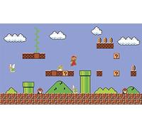RoomMates JL1331M Super Mario Retro Spray and Stick Mural de pared extraíble - 10 pies x 6 pies
