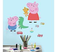 RoomMates Peppa The Pig Peppa y George Playtime - Adhesivos de pared gigantes