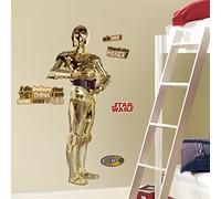 RoomMates RMK1591GM - Pegatinas de pared, diseño C3PO gigante, 11 elementos