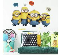 RoomMates, RMK4340GM - Calcomanías gigantes para pared, diseño de Minions: The Rise of Gru