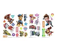 RoomMates RMK4819SCS Paw Patrol - Calcomanías para pelar y pegar, color rojo, naranja, amarillo, verde, azul, morado, rosa, marrón