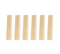 RORPOIR 6piezas Kit para Hacer Sushi Casa con Esteras de Natural para Enrollar Sushi Textura Vertical para Firmes Herramienta Casera y Bento