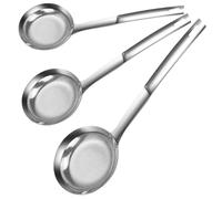 RORPOIR Colador de Cocina de Acero Inoxidable 3 Piezas Malla Fina y Mango Cómodo para Tamizar Harina y Especias Cocina