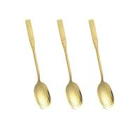 RORPOIR Cucharas de Helado y Café de Acero Inoxidable Diseño Creativo en Forma de Raqueta de Tenis, Paquete de 3 Piezas para Celebracion Verano y Catering