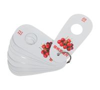 RORPOIR Regla Medidora de Diámetro para Cerezas y Blueberries, Instrumento de Plástico con Diseño Elegante para Clasificación en y Tiendas